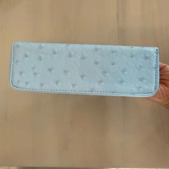 Faux Ostrich Pochette Bag - Picture 8 of 8